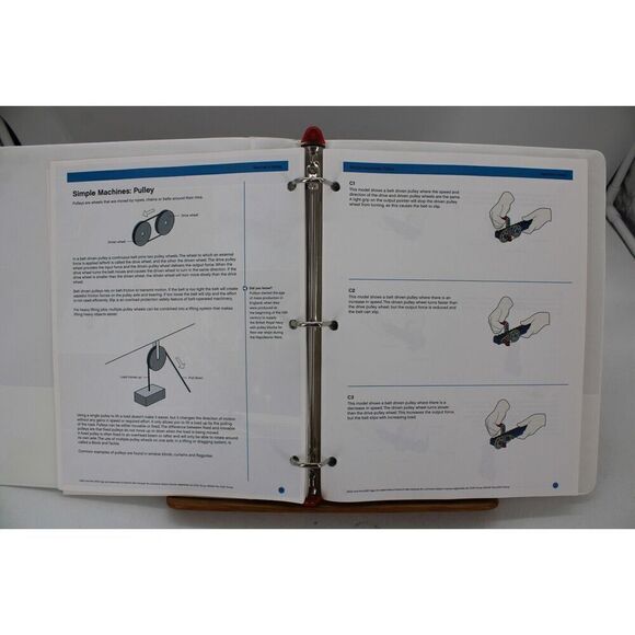 Lego Education Teacher's Guide Binder For Simple Machines Pk 59820 - Picture 6 of 7